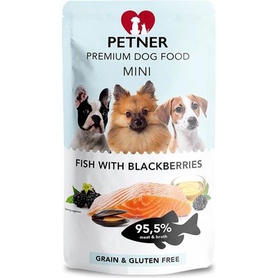 Petner Mini ryba s černicami 135 g