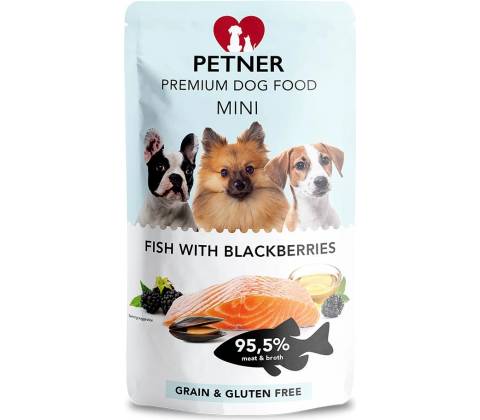 Petner Mini ryba s černicami 135 g