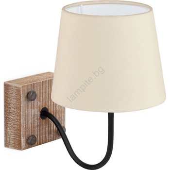 EGLO 32248 - Стенна лампа 1xE14/40W/230V кафява/бежова (EG32248)