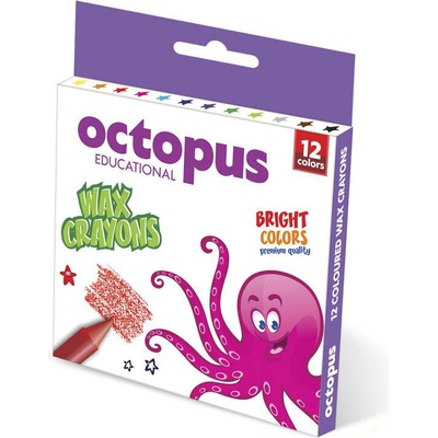 Octopus voskovky 12 ks