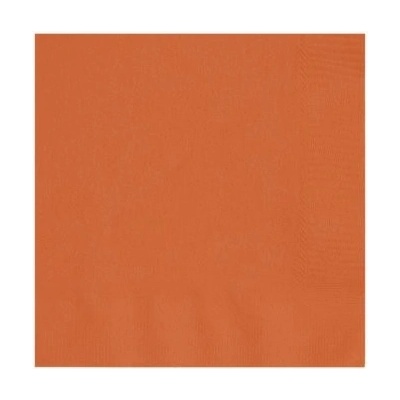 Unique Ubrousky papírové EKO oranžové 25x25cm 20ks