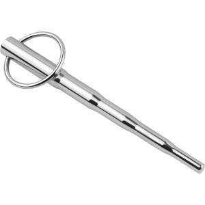 SuperLove Stainless Steel Urethral Dilator Penis Plug Trainer with Ring