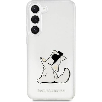 KARL LAGERFELD Калъф Karl Lagerfeld - Choupette Eats, Galaxy S23, прозрачен (3666339114848)