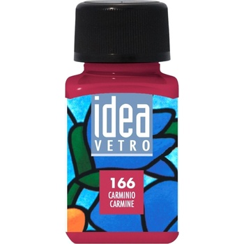 Maimeri Idea Vetro Боя за стъкло Carmine 166 60 ml 1 бр (M5314166)
