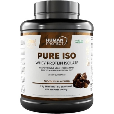Human Protect Pure Iso | Whey Protein Isolate [2000 грама] Шоколад