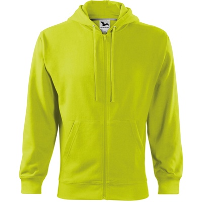 MALFINI Malfini trendy zipper 410 / Яке кенгуру с цип и качулка - лайм xl (4106216)