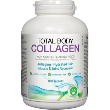 Natural Factors Total Body Collagen Хидролизиран говежди колаген с хиалуронова киселина, глутамин и биотин 180 таблетки | Natural Factors (2633 NF)