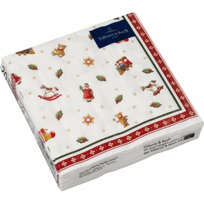 Villeroy & Boch 35-9074-0025 Papírové ubrousky Toy's Delight vánoční motivy 25 cm 20 ks