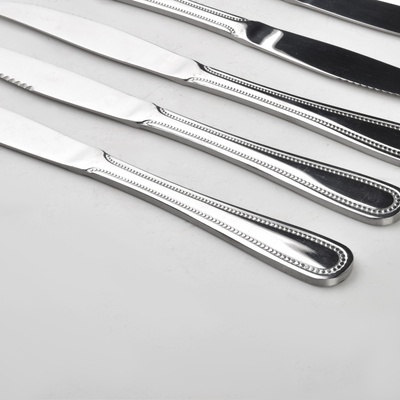 Allesken Sada steakových nožů Chamile stříbrná 6 ks
