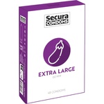 Secura Патладжан - екстра голям презерватив - 60 мм (48 бр. ) - lovesexshop