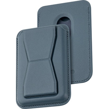DVICED Leather magsafe cardholder with stand - Blue (DV550002)