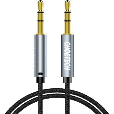 Choetech AUX002 кабел мини жак 3, 5 мм (мъжки) / мини жак 3, 5 мм (мъжки) 1, 2 м - черен (AUX002)