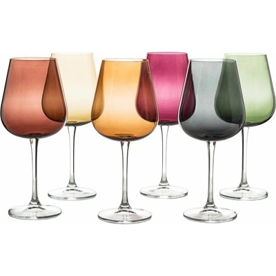 CRYSTALITE BOHEMIA BOHEMIA ARDEA SMOKEY POHÁR NA ČERVENÉ VÍNO 6 x 540 ML
