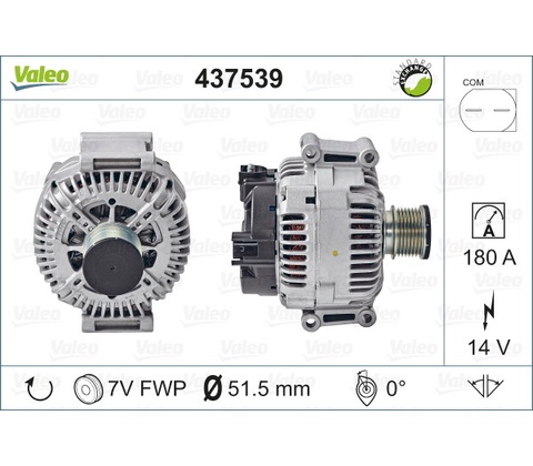 VALEO Alternátor 437539