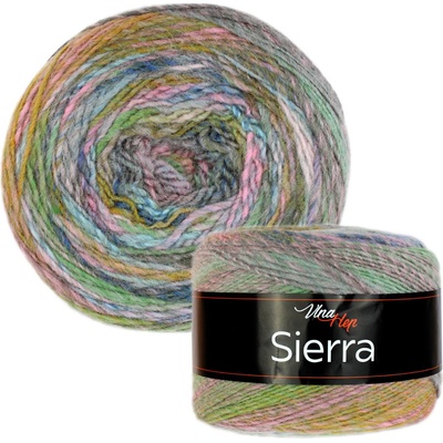 Vlna-hep Příze Sierra color - vlna + akryl Sierra color: 7208