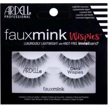 Ardell Faux Mink Demi Wispies естествени мигли с прозрачна лента 2 бр