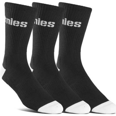 Etnies ponožky Wordmark Sock 3 Pack Black