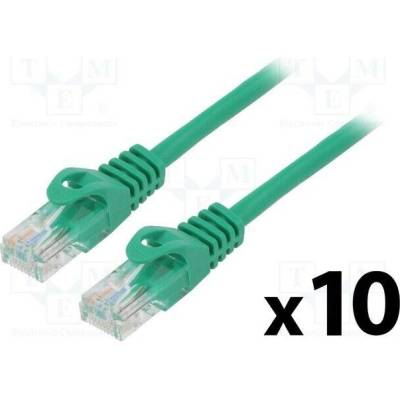 Lanberg PCU5-20CC-0100-G Patch U/UTP Cat 5e RJ45 vidlice z obou stran lanko CCA