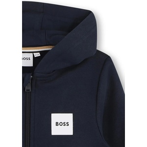 HUGO BOSS суичър с цип и качулка за деца с памук (j53367.114.150) - answear - 156,45 лв
