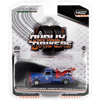 GreenLight Chevrolet C 30 Dually Wrecker 1969 Standard Oil Company Roadside Service :64