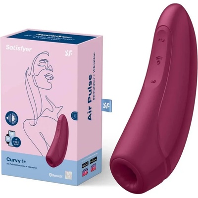 Клитор стимулатор, контролиран с приложение - Curvy 1+ Rose Red (SATISFY169)