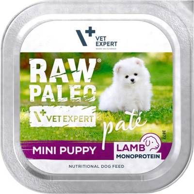 Vetexpert Raw Paleo Pâte Mini Puppy Lamb Mono 150 g