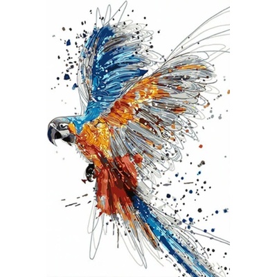 Gaira Malování podle čísel Papoušek