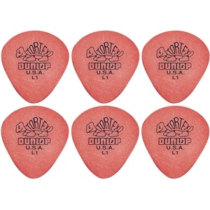 Dunlop 472R L 1 Tortex Jazz 6 Перце за китара (472RL1-6PACK-SET)