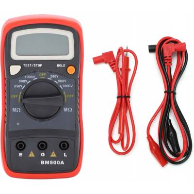 Měřič izolačního odporu tester 1000V BM500A
