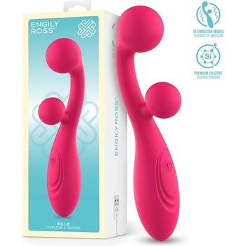Engily Ross Rollie Vibe with Double Stimulating Ball Pink