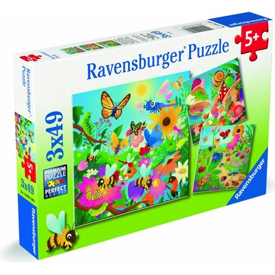 RAVENSBURGER Hmyzí kamarádi 3x49 dílků