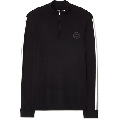 We Norwegians Мъжки вълнен пуловер We Norwegians FreeBird ZipUp Wool jumper - Black - размер XL (005-6422-0114)