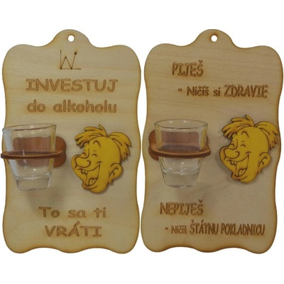 HOME Darčekový predmet PIJEŠ-NEPIJEŠ 19x11,5 cm