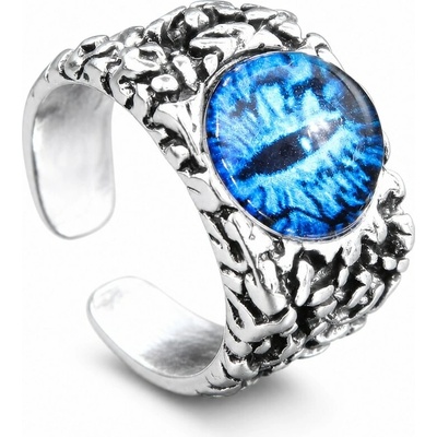 Solla Dragon Eye pánsky prsteň zo zliatiny strieborný CH M PR23