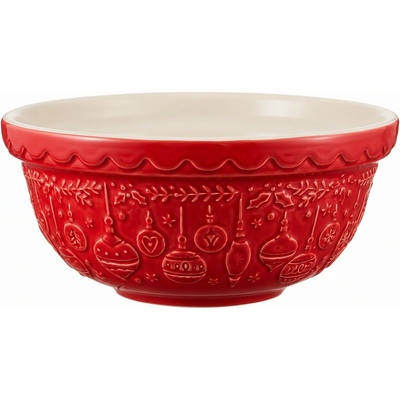 Mason Cash Mísa na těsto Christmas červená 21 cm 1,1 l