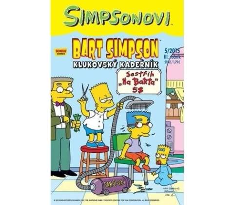 Bart Simpson Klukovský kadeřník 2015