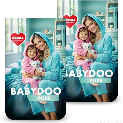 BABYDOO PURE prací prášek na dětské prádlo & citlivou pokožku 2 x 100 praní