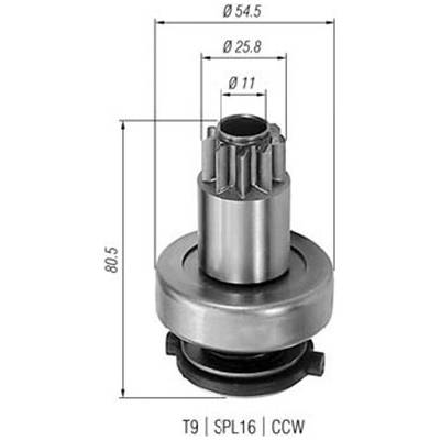 Pastorok żtartéra MAGNETI MARELLI 940113020304