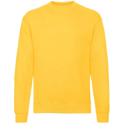 Fruit of the Loom Classic Set-In Sweat tmavo žltá