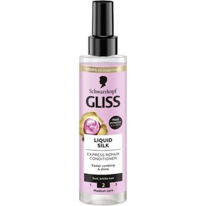 Schwarzkopf GLISS Спрей балсам Liquid Silk за суха и безжизнена коса, 200 мл