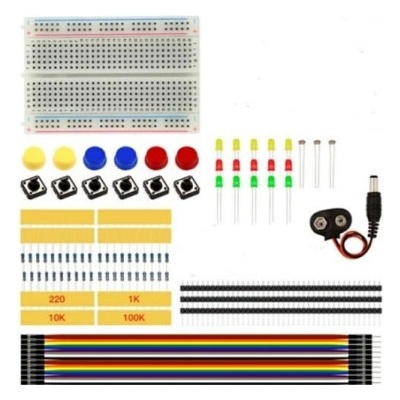 KUONGSHUN ELECTRONICS Súprava základných súčiastok pre začiatočníkov