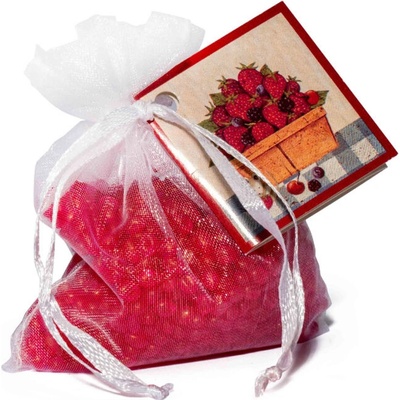 Boles d´olor vonný sáček organza 7 x 7,5 x 3 cm Frutos Rojos Expositor