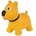TOOTINY Tootiny Jumper Doggy Yellow