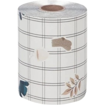 Framar R-EMB Embossed Medium alobal s textúrou 98 metrov R-EMB-PHD - PLAID HAIR DAY - biely - mriežkovaný