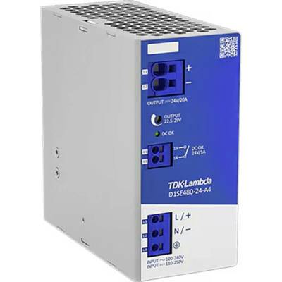TDK-Lambda sieťový zdroj na montážnu lištu (DIN lištu), 480 W