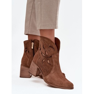 Step in style Дамски боти с ток модел 222964 Step in style