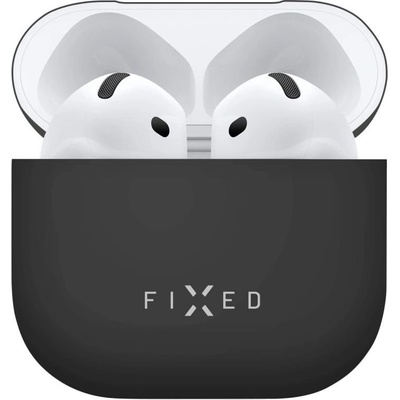 FIXED Silky Ultratenké silikonové puzdro pre Apple AirPods 4 FIXSIL-1473-BK