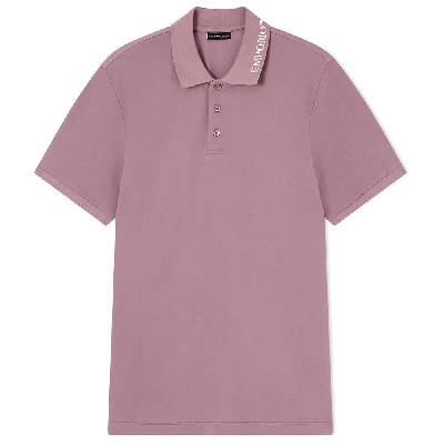 EM000571_AF20425 short sleeve polo - Purple (Old Rose)