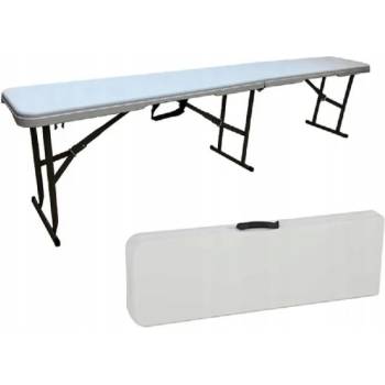 Image 1 of Bestent Сгъваема пейка 180cm 2pcs (Ławka Cateringowa 180 biała)