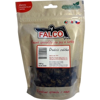 Sokol Falco Drůbeží srdíčka 0,15 kg